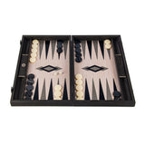 Grid Wood Illusion Design Backgammon Game - Default Title - Manopoulos - Playoffside.com