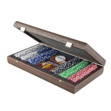 Poker Set Inc. Cards & Chips with Wooden Case - Default Title - Manopoulos - Playoffside.com