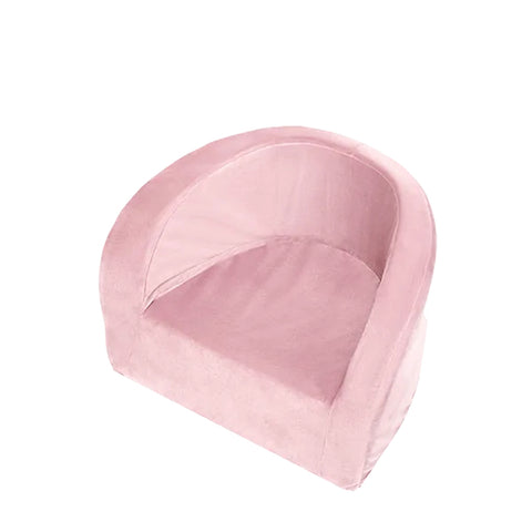 Child Armchair Velvet from 7 month plus - Pink - Misioo - Playoffside.com