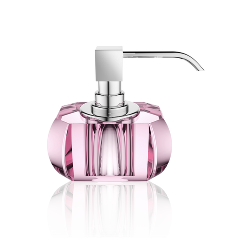 Decor Walther - Luxury Crystal Soap Dispenser Available in 2 Styles - Pink - Playoffside.com