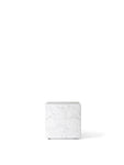 Menu - Marble Plinth Cubic Side Table Available in 3 Colours - White - Playoffside.com