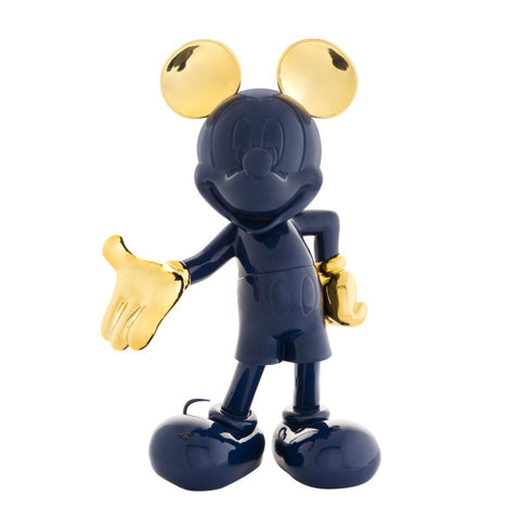 Mickey Welcome 60cm Figurine - Blue & Gold - LeblonDelienne - Playoffside.com