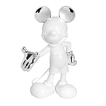 Mickey Welcome 60cm Figurine - White & Silver - LeblonDelienne - Playoffside.com