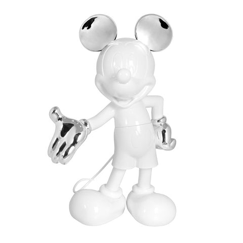 Mickey Welcome 60cm Figurine - White & Silver - LeblonDelienne - Playoffside.com