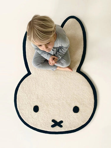 maison deux miffy ウォールラグ The Official Miffy Rug for Children - Goodweave Label - Maison