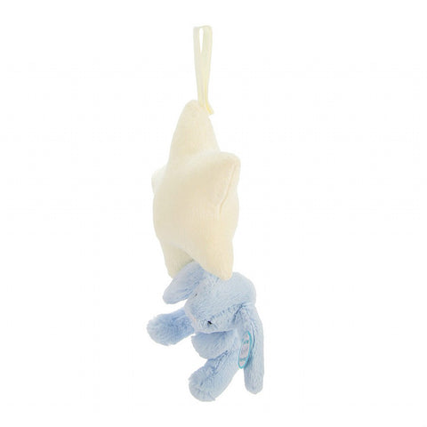 Jellycat - Musical Pull Toy for Babies Blue Bunny Teddybear Suitable from Birth - Default Title - Playoffside.com