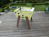 Stella 2 Player Design Football Table Outdoor - Yellow / Round red handles - Stella - Playoffside.com