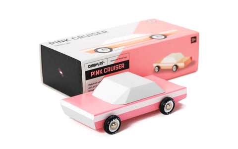 Pink Cruiser Wood Car - Default Title - Candylab - Playoffside.com