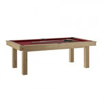 Lafite Oak Pool Table - Red / With Top - Rene Pierre - Playoffside.com