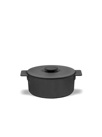 Serax - Surface Pot by Sergio Herman Available in 2 Colours & 6 Sizes - Black / Small - Playoffside.com