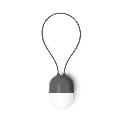 Lexon - Clover Rechargeable Garden Hanging Lamp Available in 5 colours - Dark Grey - Playoffside.com