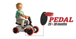 Go2 2 in 1 Design Pedal Car & Kart - Grey & Red - Berg - Playoffside.com