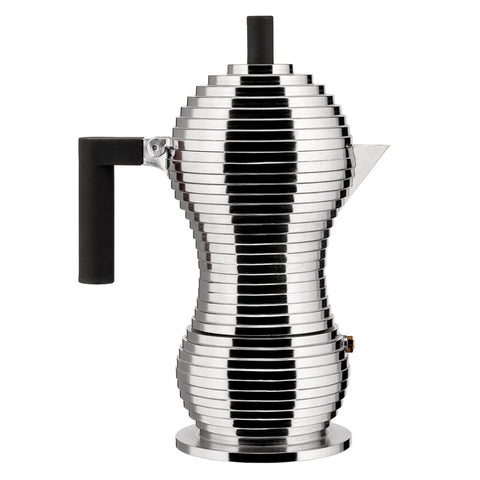 Pulcina Espresso Coffee Maker From Alessi - 6 cups / Black - Alessi - Playoffside.com