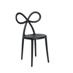Qeeboo Ribbon Chair for Dining and Children 2 Sizes - Black - Qeeboo - Playoffside.com