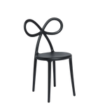 Qeeboo Ribbon Chair for Dining and Children 2 Sizes - Black - Qeeboo - Playoffside.com
