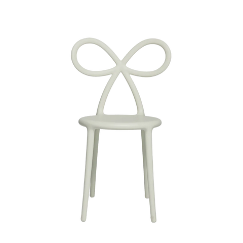 Qeeboo Ribbon Chair for Dining and Children 2 Sizes - White - Qeeboo - Playoffside.com