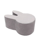 Rabbit Shaped Pouf for Child Room Available in 5 Colours - Grey - Misioo - Playoffside.com