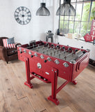 Retro Vintage Design Stella Football Table Available in 5 Colours - Retro Beech / Long black handles - Stella - Playoffside.com