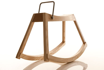 Sirch - Sibis Rosa Wooden Design Rocking Chair for Children - Default Title - Playoffside.com