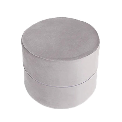 Misioo - Round Pouf for Child Room Available in 5 Colours - Grey - Playoffside.com