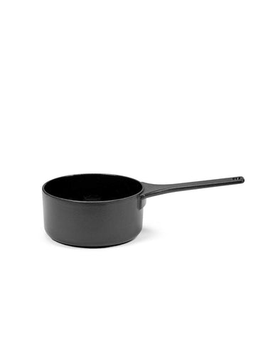 Serax - Iron-Cast Saucepan by Serax Available in 2 Colours & 2 Sizes - Black / Small - Playoffside.com