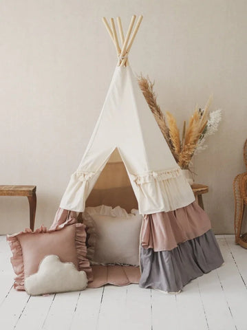 Kids Indoor/Outdoor Teepee Tent Available in 6 Colors - Frills - Kidkii - Playoffside.com