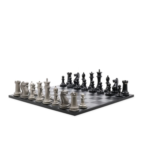 Dubai Edelstahl Schach Set Erhältlich in 3 Brettarten