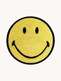 Smiley Round Area Rug Available in 2 Colours & 3 Sizes - Yellow / ø100 cm - Maison Deux - Playoffside.com