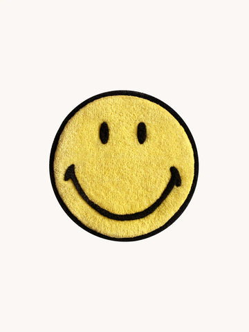Maison Deux - Smiley Round Area Rug Available in 2 Colours & 3 Sizes - Yellow / ø30 cm - Playoffside.com