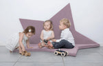 Star Design Child Playmat Suitable from Birth Available in 4 Colours 160cm - Gold - Misioo - Playoffside.com