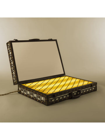 Suitecase with Mirror & LED lamp for Make-Up - Default Title - Seletti - Playoffside.com