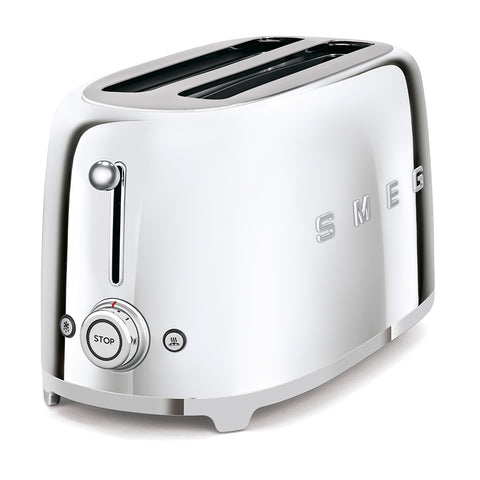 Four-slice SMEG Toaster - Chrome - Smeg - Playoffside.com