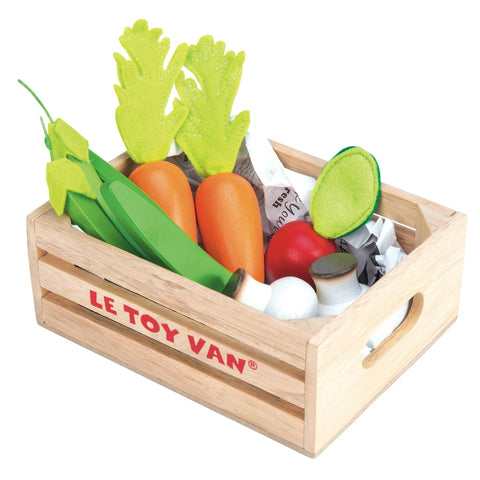 Le Toy Van - Vegetables '5 a Day' Crate and Child Toy Storage Box - Default Title - Playoffside.com