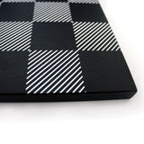 Design Black and White Wooden Chess Board - Default Title - Skyline Chess - Playoffside.com