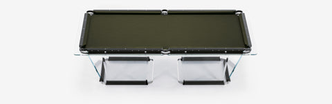 T1.8 Biliardo Pool Table 8 feet - Luxury Billiard - Olive Green - Teckell - Playoffside.com