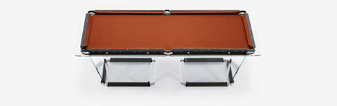 T1.8 Biliardo Pool Table 8 feet - Luxury Billiard - Orange - Teckell - Playoffside.com