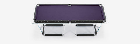 T1.8 Biliardo Pool Table 8 feet - Luxury Billiard - Purple - Teckell - Playoffside.com
