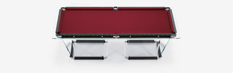 T1.1 Biliardo Pool Table 9 feet - Luxury Billiard - Red - Teckell - Playoffside.com