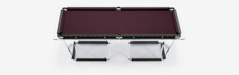 T1.8 Biliardo Pool Table 8 feet - Luxury Billiard - Wine - Teckell - Playoffside.com