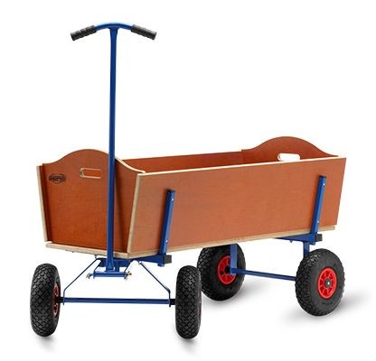Wooden Pull Wagon for Children - Default Title - Berg - Playoffside.com