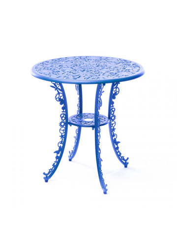 Aluminium Outdoor Victorian Style Table Available in 3 Colours - Blue - Seletti - Playoffside.com