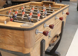 Vintage Design Football Table from Oak Wood - Black handles - Debuchy By Toulet - Playoffside.com