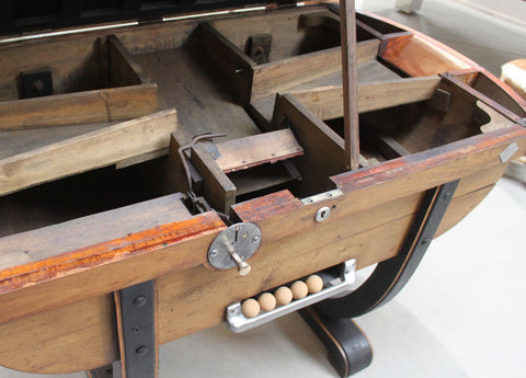Debuchy By Toulet - Vintage Design Football Table from Oak Wood - Black handles - Playoffside.com