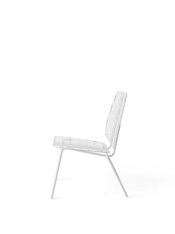 Menu - WM String Lounge Chair White Colour Wire Frame - Default Title - Playoffside.com