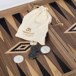 Manopoulos - Walnut Wood Luxury Backgammon - Default Title - Playoffside.com