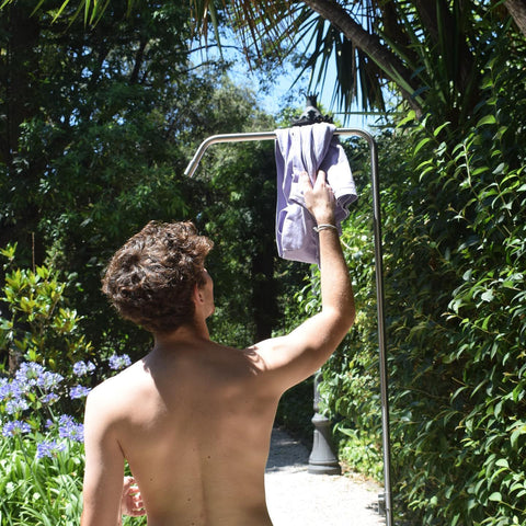 Serpentine Outdoor Shower