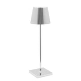 Zafferano Poldina Pro Table Lamp Available in 12 Colors - Glossy Chrome - Zafferano - Playoffside.com
