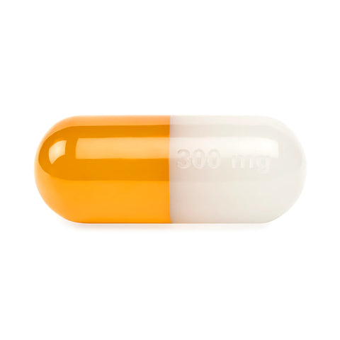Medium Acrylic Pill Available in 2 Colors - Orange - Jonathan Adler - Playoffside.com