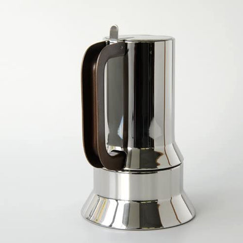 Alessi Coffee Maker Richard Sapper Inox Available in 4 Sizes - 9090/M - Alessi - Playoffside.com