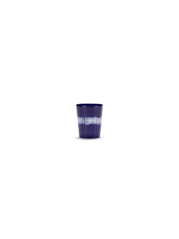 Tea Cups 33 CL Available in 5 Styles - Lapis Lazuli White Stripes - Serax - Playoffside.com